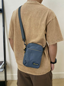 Fouvor Casual Summer Outdoor Commuting Versatile Crossbody Phone Bag Nylon Material Small Size Foldable Soft Style Backpack