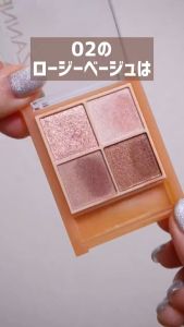 Phấn mắt trang điểm Cezanne Bitter Tone Eye Shadow 4 ô bền màu lâu trôi 45g - Nội địa Nhật Bản