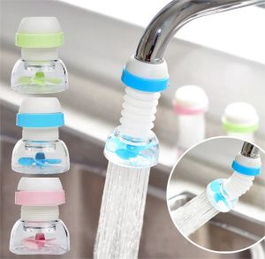 Faucet Water Filter Purifier Kitchen Faucet Extension Connector 360 Rotating Water Splash Saver Household Filter For Water Faucet  Retractable Faucet Extender