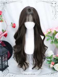 Long Curling Hair Full Wig Loli 2597 Simulation Large Curl Full Head Cover for Anime Cosplay Party And Daily Use