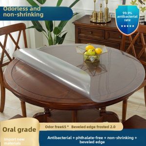 QIAOSHE | Waterproof Oil-Resistant Heat-Resistant Transparent Soft Glass Protective Table Mat