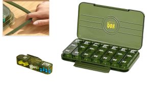 Travel Weekly Portable Pill Box 7-Days Large-Capacity | 28/21/4/3 Grids | Bekas Kotak Ubat | 药丸便携盒