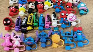LUTUMEI | Cute Cartoon Dustproof Straw Cap