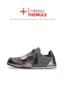 THEMULE | Roomy Wide Toe Cute Design Foot Slimming Leather Shoes
