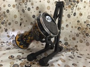 Darbuka hitam gold 6inch/ Dumbuk batu mainan anak