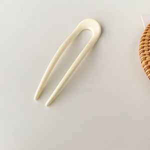 Large Size U-Shaped Hairpin Trendy Modern Hair Accessories Daily Use Long Hairpin Elegant Bun Headwear Korean Style Hairpins