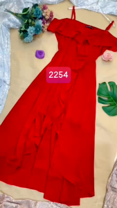 MYDU SHOP | MÃ SỐ: 2254 ĐẦM VOAN ĐI BIỂN – DÀI 2 DÂY TRỄ VAI THUN EO BÈO VAI DỄ THƯƠNG