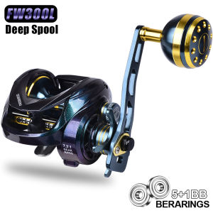 Máy Câu Cá Proberos Baitcasting Reel 17.6LB Max Drag 7.2:1 Tỷ Lệ Truyền Động 7.2:1 Máy Câu Cá Trục Chính Bằng Kim Loại Bền Chắc Cho Sông Biển Hồ