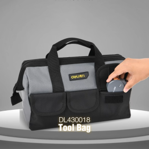 Deli Tool Bag / Tas Simpan Perkakas Multifungsi Bahan Kuat DL43001X