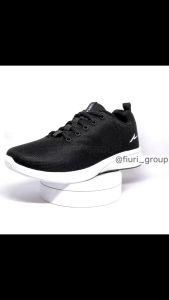 FIURI - Ando - EMILIA 33-43 Hitam Putih - Sepatu Kets Wanita - Sepatu Sneakers Wanita - Sepatu Olahraga Sport Wanita - Sepatu Casual - Sepatu Jogging Lari Fitness Gym Senam Wanita - Sepatu Anak Perempuan Cewek -Sepatu Sekolah Bertali SD SMP SMA