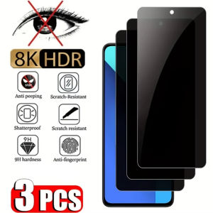 1-3PCS Anti Spy Tempered Glass For Redmi Note 15 Pro 5G 14 13 12 11 10 11S 10S 15C 14C 13C 12C 10C A3 Privacy Screen Protectors