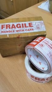 Lakban OPP Tape / Lakban Fragile KSATRIA Tape 45mm x 80 Yard (1 Slop)