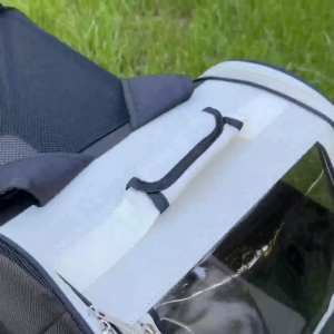 SUNANTUR Pet Backpack Expandable | Large Space Breathable Portable Outdoor Travel Bag for Puppy Kitten