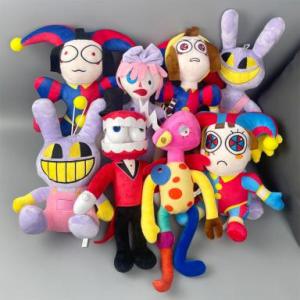 BC The Amazing Digital Circus Plush Toy Anime Cute Cartoon Clown Soft Stuffed Doll Funny Girl Birthday Christmas Gift 25-44cm