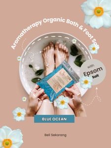 GARAM RENDAM KAKI dan TUBUH BATH SALT ORGANIC FOOT SPA 100gr WITH EPSOM SALT