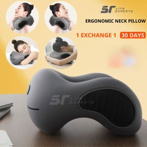Memory Foam Afternoon Nap Pillow Middle Hole Office Slow Rebound Desktop Prone Pillow Desk Children Student Sleep with Face down Ear Pillow