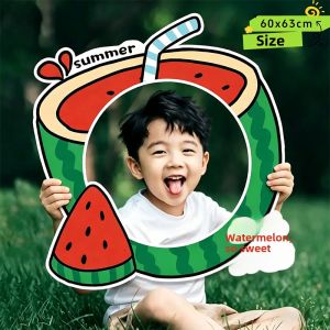 QIANHUAJIAN | Summer and Watermelon Themed Party Decoration Photo Props Background