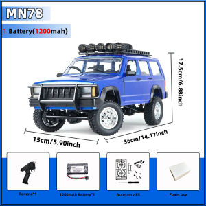 1:12 MN78 Full Scale MN Model RTR RC Car 2.4G 4WD 280 Motor Proportional Off-Road Remote Control Car For Boys Toys Gifts