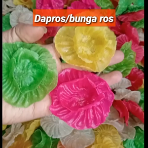 Rengginang/ Opak Singkong Emping Khas Cianjur Asli Dapros Krupuk Mentahan Mekar Dan Gurih