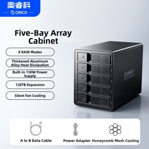ORICO | External 3.5 Inch Hard Drive Enclosure Multi-Disk Support RAID Reader