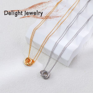 Silver Necklace 925 18K Gold Necklace For Women Lightweight Elegant SK Jewellery Set Gift For Her