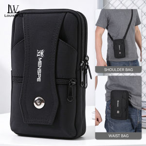 LouisWill Waist Bag Phone Bag Four-layer Large Capacity Waist Bag Multi-functional Phone Bag Waterproof Anti-theft Bag Invisible Mobile Phone Bag Outdoor Sports Running Waist Bag