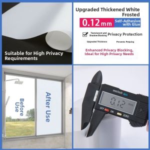 COLOR BLOCK PARTY | Self-Adhesive Frosted Lightproof Privacy Film