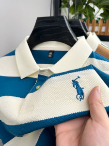Áo Thun Polo Tay Ngắn Thêu Họa Tiết Sọc Cotton Nguyên Chất TUCANO Pure Cotton High End Striped POLO-Shirt Summer New Style