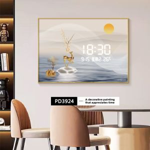 COONMEEN | Luxurious Digital Display Clock Wall Art