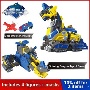 JUMPGO | Mini Force Team Dragon Base Transformable Combining Robot Toy