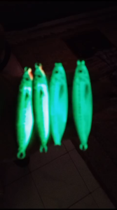 umpan Ikan metal jig cold sniper full GID 30 40 60 80 100 150 gr decal motif ikan asli
