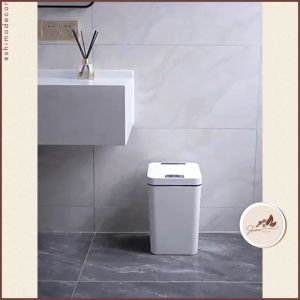 Thùng rác thông minh tự đóng mở nắp cảm ứng quét tay đá chân chống nước IPX5 sạc pin bằng năng lượng ánh sáng TR01