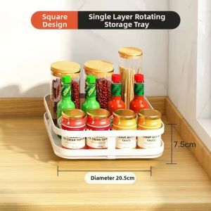 Rotating Kitchen Storage Rack