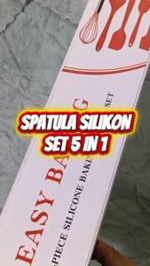 (BISA COD) SPATULA SILIKON SET 5 IN 1 BAKING UTENSIL SILICONE PERALATAN MASAK DAPUR RUMAH TANGGA