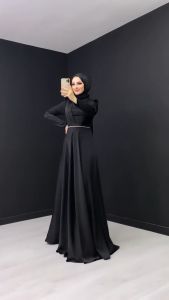 Gaun Pesta Pernikahan / Gaun Pesta Wanita Mewah Bahan Silk Premium LD UP TO 140