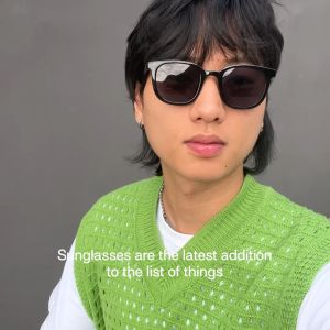 Sunnies Studios Miles (Square Fashion Sunglasses for Men and Women)