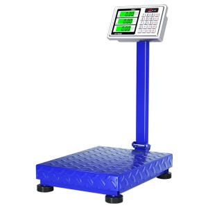 High Precision Electronic Scale Commercial Kitchen Balance Small Size 150kg Portable Carbon Steel Platform LCD Display Weighing Machine