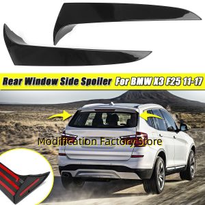 For BMW X3 F25 2011-2017 Car Rear Window Side Spoiler Wing Cover Trim Back Window Side Splitter Car Exterior Accessories