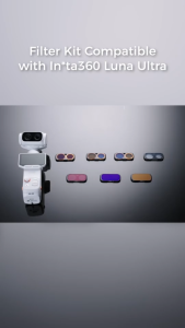 K&F UV / CPL / Black Mist / ND2-32 / ND32-512 / Anti-Light Pollution / Wide Angle Filter (For Insta360 Luna Ultra)