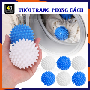 Bóng Giặt Cầu Gai Bằng Silicon Mểm Giúp Chống Nhăn Loại Bỏ Lông Thú Cưng Tiện Dụng  Giúp Làm Sạch Quần Áo Hơn - Banh Giặt Tạo Lực Ma Sát Cực Tốt Khi Máy Giặt Chuyển Động Không Làm Phai Màu Quần Áo