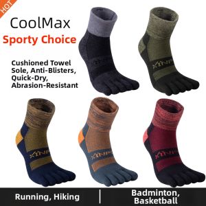 XINPOR | Shock Absorbing Thick Quick Drying Anti-slip Sweat Absorption Five Finger Socks