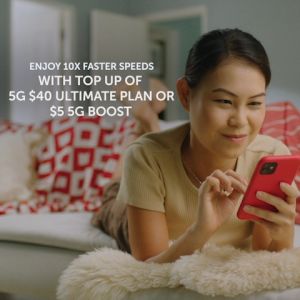 Singtel Data Package - 5G+ $40 Ultimate Plan