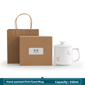 SANXUN | Creative Tea Cup with Lid for Womens Office Use