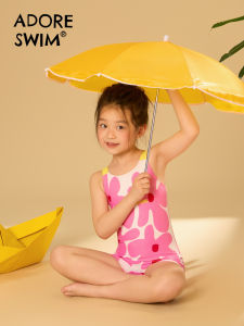 Adoreswim Trang Phục Bơi Trẻ Em Adoreswim Áo Tắm Dây Cho Bé Gái Áo Tắm Tập Luyện Chuyên Nghiệp Màu Hồng Mùa Hè 2025