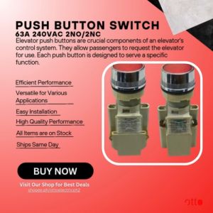 Push Button Switch - 3A 240VAC 2NO/2NC 22mm (Red)