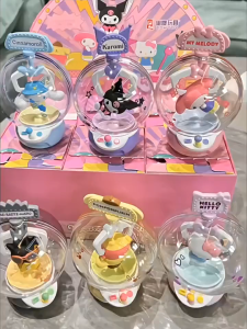 Sanriio box การ์ตูนตุ๊กตา ของขวัญวันเกิด กล่องตาบอดทำมือ Kulomi แฟชั่นยอดนิยม กล่องสุ่ม กล่องตาบอด ของขวัญ กล่องตาบอดน่า