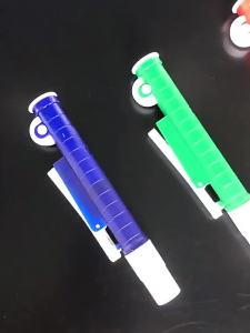 NATICY Pipettor Single Channel Volume Micro Pipettes Lab Transfer Pipettes for Lab 10ml 25ml Fast Release Manual Pipette Pump