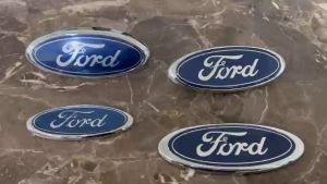 01 chiếc Logo biểu tượng trước và sau xe ô tô xe hơi dùng cho Ford Kích thước 14.5*6cm KLJ145