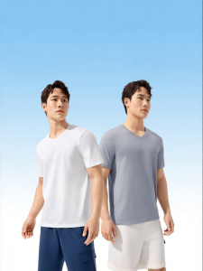 Purcotton | Antibacterial Mens T-Shirt Cotton Simple and Stylish  Inner and Outerwear