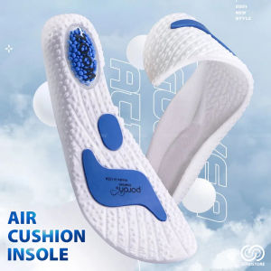 SOFEI 1 Pasang Sol Olahraga Bantalan Udara Elastisitas Penyerapan Guncangan Olahraga Super Lembut